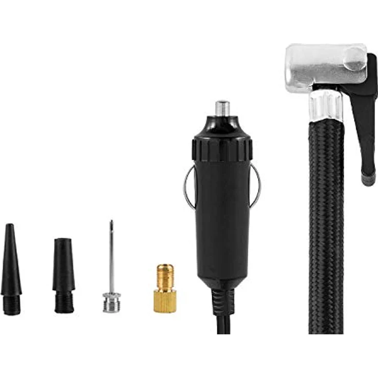 alca® Kompressor mini in O Form, elektrische Auto Luftpumpe 12V Luftkompressor, Zigarettenanzünder – Bild 5