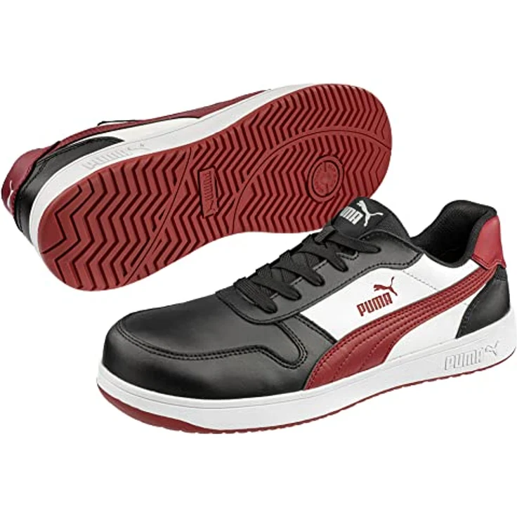 PUMA Safety Sicherheitsschuh Heritage Schwarz mit 300°C hitzebeständiger Gummilaufsohle – Bild 6