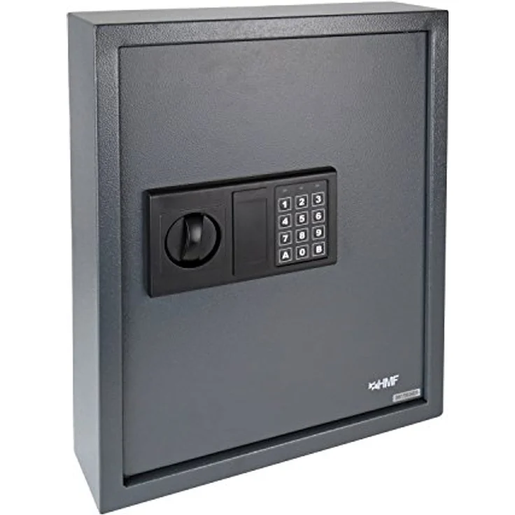 HMF 2071-11 Schlüsseltresor mit Elektronikschloss | 71 Haken | 46 x 36 x 12 cm | Anthrazit – Bild 2