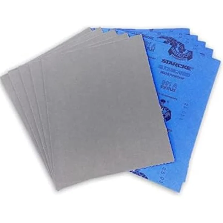 Starcke Abrasives Matador Ersta Wet und Dry Sandpapier, 10 Blatt Körnung 240, Siliziumkarbid, wasserfest – Bild 4
