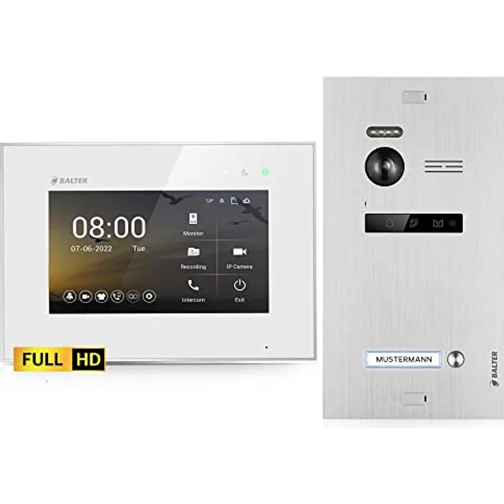 Balter Video-Türsprechanlage EVO HD (Komplettset, Full HD Kamera) – Bild 2