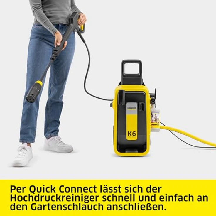 Kärcher Home & Garden K 6 Comfort Premium Hochdruckreiniger, 160 bar, wassergekühlter Motor, 4-in-1-Multi Jet-Strahlrohr, ergonomische G 180 Q COMFORT!Hold Pistole – Bild 7
