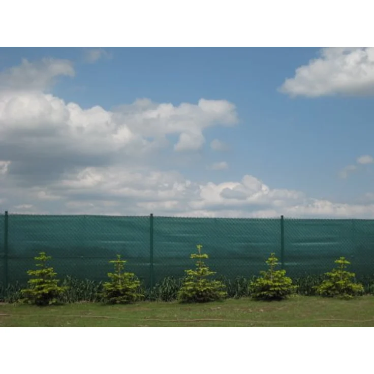 HaGa® Zaunblende 0,9m x 1m (Meterware) - 85% Schattierwirkung in schwarz - effektiver Sichtschutz für Zaun und Terrasse - Sonnenschutzgewebe Tennisblende Windschutz - Sonnenschutz – Bild 5