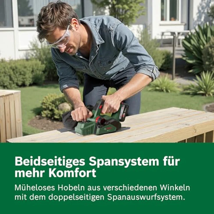 Bosch Akku-Hobel PHO 18V-20, 82 mm Hobelbreite, 12000 U/min, kompaktes Design, Karton – Bild 7