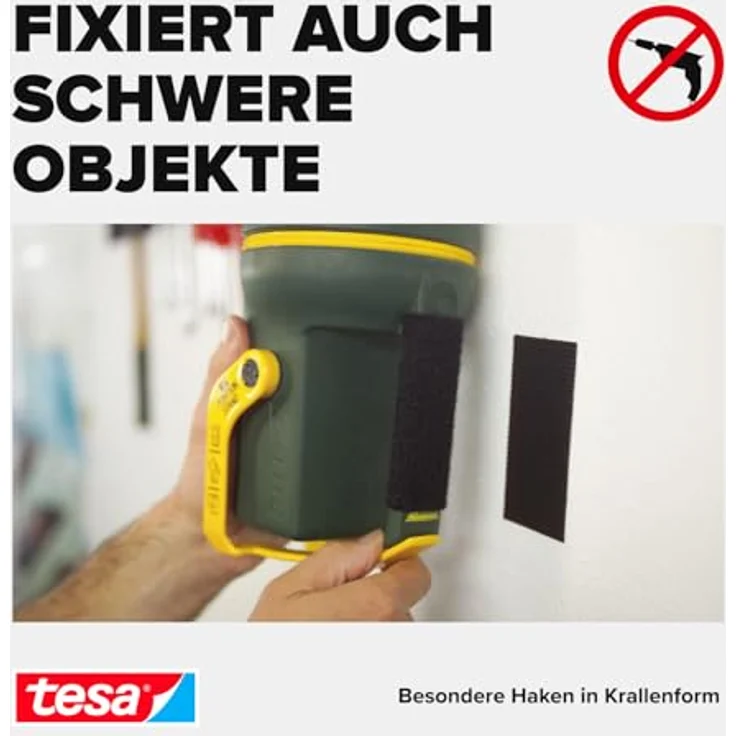 tesa Klettband On & Off 50 mm x 1 m, schwarz - Preisvergleich – Bild 4