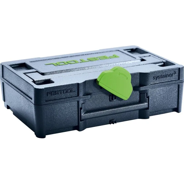 Festool Systainer³ SYS3 XXS 33 bl, System-Koffer aus ABS-Kunststoff, koppelbar, mit T-LOC-Verschluss, made in Germany