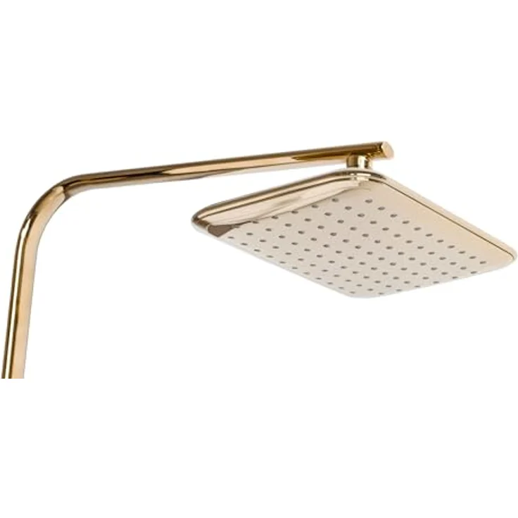 wohnwerk.idee Duschsystem Duschgarnitur Dusche mit Thermostat Tomm Gold Matt, 2 Strahlart(en) - Luxuriöse Regendusche mit Handbrause in elegantem Gold für entspannendes Spa-Erlebnis – Bild 5