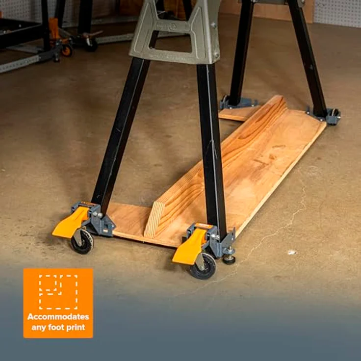 Bora Portamate PM-1100, Mobiles Basis-Set mit 180 kg Tragkraft, verstellbares Rollset für Werkzeuge und Maschinen – Bild 5