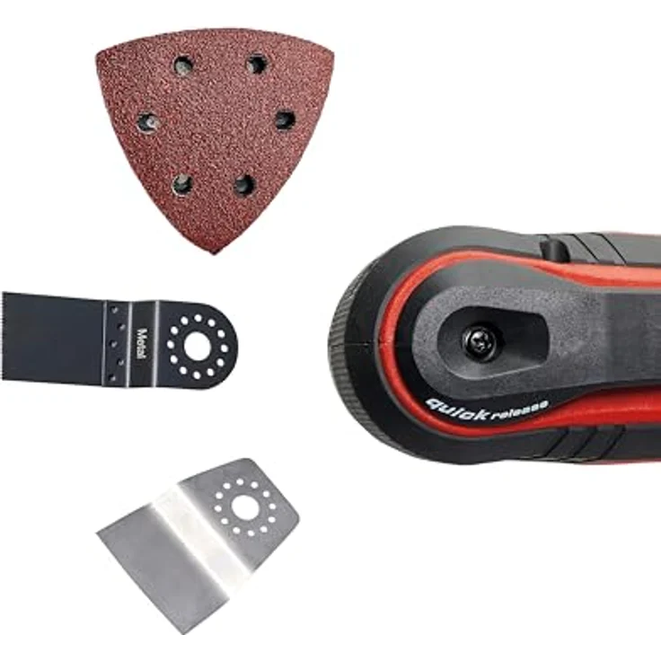 Einhell Professional TP-MG 18 Li BL, Akku-Multifunktionswerkzeug mit Bürstenlosem Motor, 3 Funktionen: Schleifen, Sägen, Schaben, inkl. 4,0 Ah Akku – Bild 4
