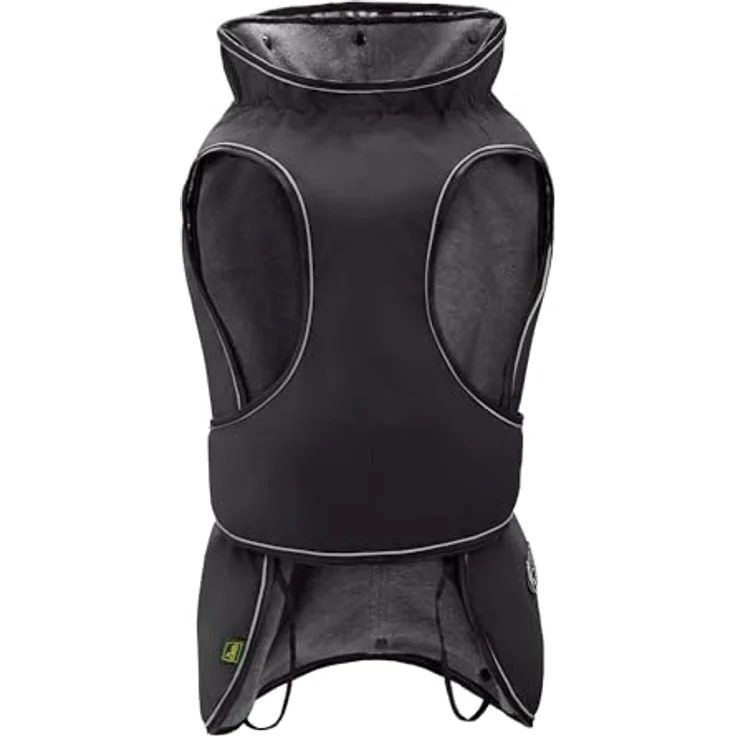 HUNTER Hundemantel Uppsala, 2in1 Design mit wasserabweisendem schwarzen Innenfutter, reflektierende Paspeln, geschlossene Bauchseite, optimaler Sitz, Größe 37,5 – Bild 2