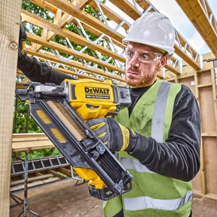 Dewalt DCN930N, 18V Akku-Nagler für Nägel von 50-90 mm, ohne Akku und Ladegerät, optimiertes Design für Schrägaufnahmen – Bild 3