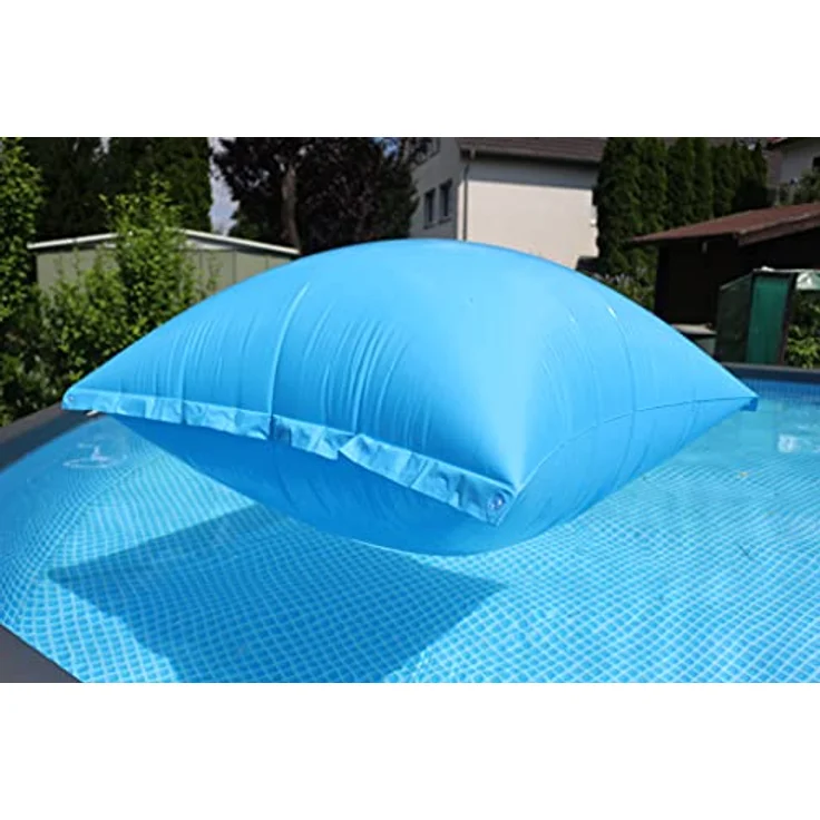 HC Garten & Freizeit Poolkissen Set 5 tlg., PVC Winterkissen mit Schraubventil und eingeschweißten Ösen – Bild 3