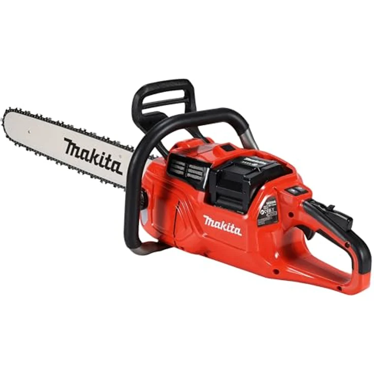 Makita UC030GE103, 40V Akku-Kettensäge in Signalrot, 50 cm Schienenlänge, 29 m/s Kettengeschwindigkeit, inkl. Akku und Ladegerät – Bild 7