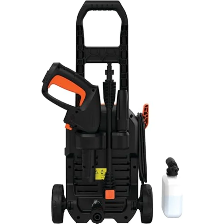 Black & Decker Hochdruckreiniger BD UNTERLEGSCHEIBE 1300W BDBEPW1300L, 110 bar, kompakt, orange, USB-Stromversorgung – Bild 4