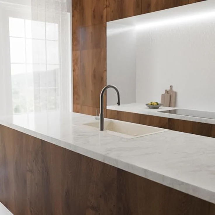 Schütte Spültischarmatur BLACKPOOL, energiesparend, Cold-Start-Funktion, 360° schwenkbar, ausziehbarer Schlauch 150 cm – Bild 9