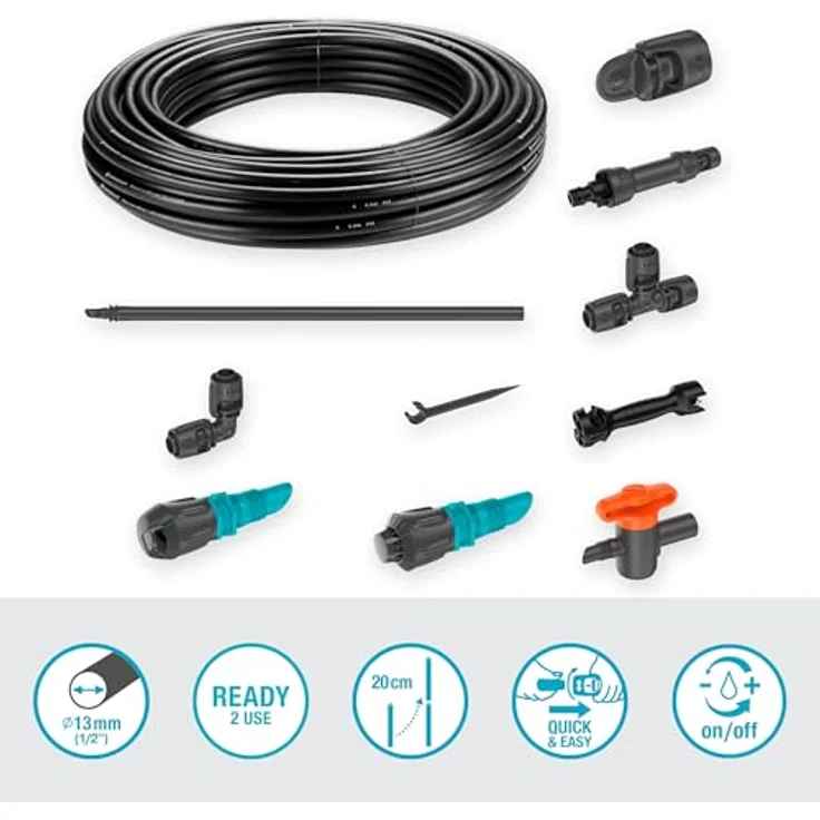 Gardena Micro-Drip-System Set Gemüse-/Blumenbeet 60qm Bewässerungssystem - Preisvergleich – Bild 2