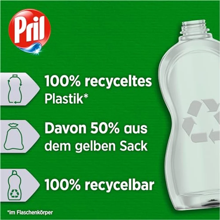 PRIL Sensitive Aloe Vera Geschirrspülmittel, hautschonend mit hoher Fettlösekraft, 450 ml – Bild 6