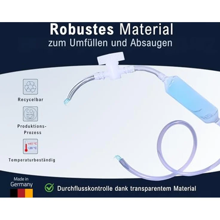 Dönges Ansaugpumpe Professional mit Absperrhahn, 1.450 mm (Notfallpumpe) – Bild 6