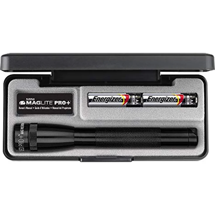 Maglite LED-Taschenlampe Mag-Lite LED Mini Pro Taschenlampe mit 245 Lumen inkl. Mignon-Batterien, schwarz, im Etui, SP? – Bild 2