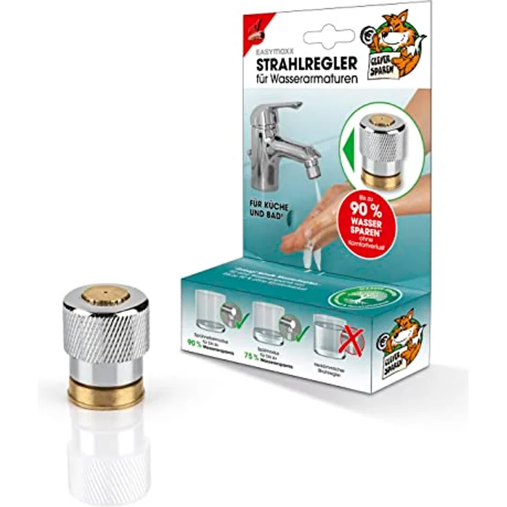 Easymaxx Strahlregler für Wasserarmaturen, für Küche und Bad – Bild 7