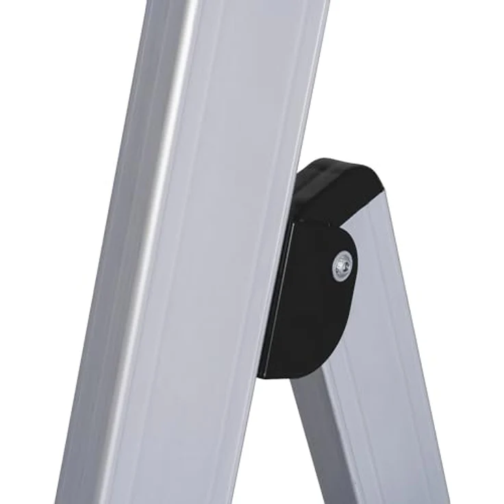 KRAUSE Schwerlast-Stehleiter, einseitig begehbar, bis 225 kg, 7 Stufen inkl. Plattform, mit Sicherheitsbügel und D-Stufen – Bild 3