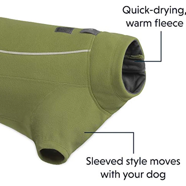 RUFFWEAR Climate Changer Jacket, Warmer und vielseitiger Hundemantel mit Polyesterärmeln für Klares, Kaltes Wetter, Cedar Green, X-Large – Bild 3