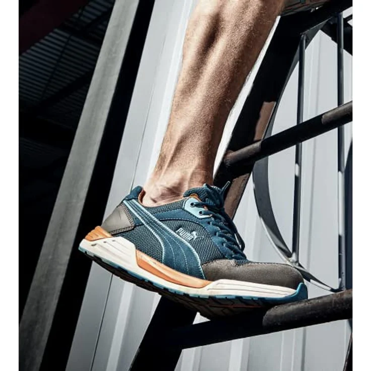 Puma Sicherheitsschuhe Frontside S1P, Halbschuh mit EFFECT.FOAM Dämpfung, Größe 41, ESD-konform, Mikrofaser-Obermaterial – Bild 2