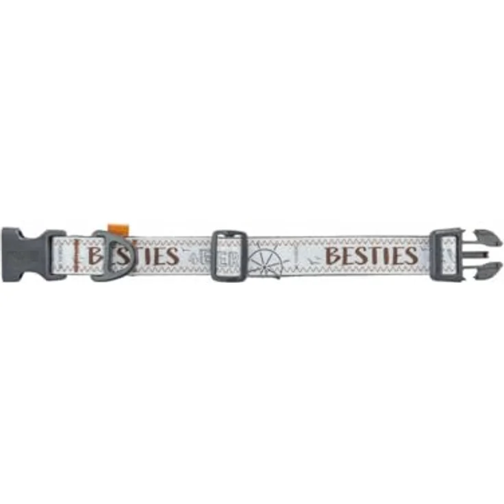 TRIXIE BE Nordic Halsband, extra breit für Hunde, Größe M – L, Grau, sicheres und bequemes Design für optimales Training – Bild 3