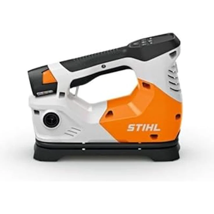 STIHL Akku-Kompressor KOA 20, mit Akku AS 2 und Ladegerät AL1 - AS-System, ergonomisches Display, LED-Licht, automatische Abschaltfunktion, Gummifüße, blau – Bild 3