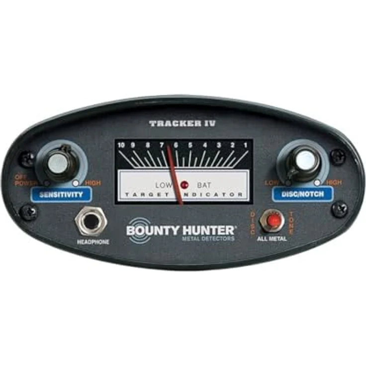 Bounty Hunter Tracker IV Metalldetektor Suchgerät mit Metallfilterfunktion, Diskriminierungsfunktion, ALL METALL und 2-Ton-Modus für münzgroße Objekte in Tiefen von bis zu 17 cm – Bild 3