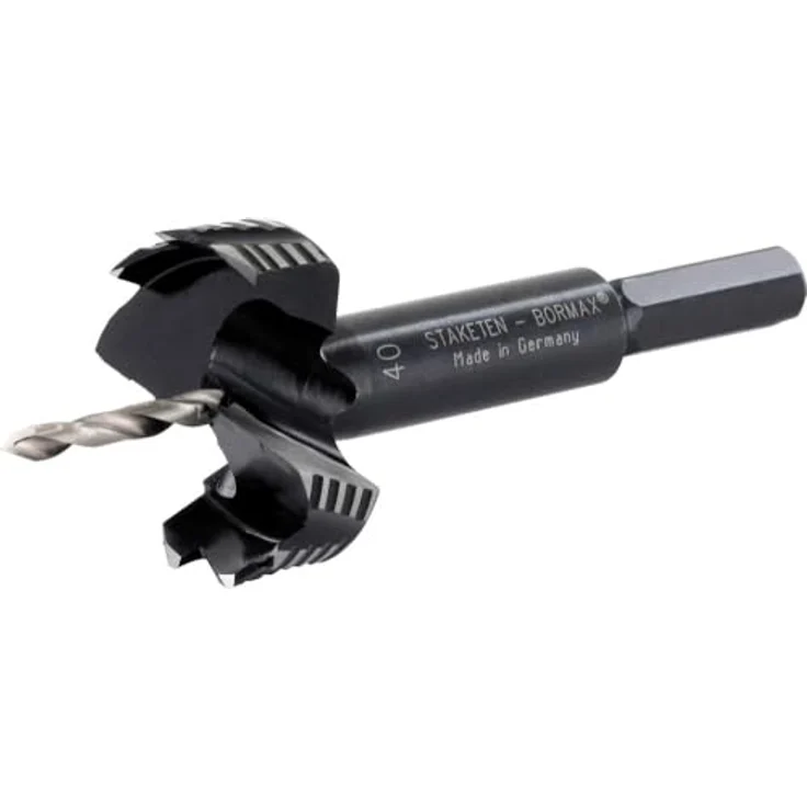 FAMAG Bormax 2.0 Staketenbohrer WS prima, 40 mm Durchmesser, 57 mm Nutzlänge, 90 mm Gesamtlänge, Schaft 10 mm, legierter Werkzeugstahl – Bild 1