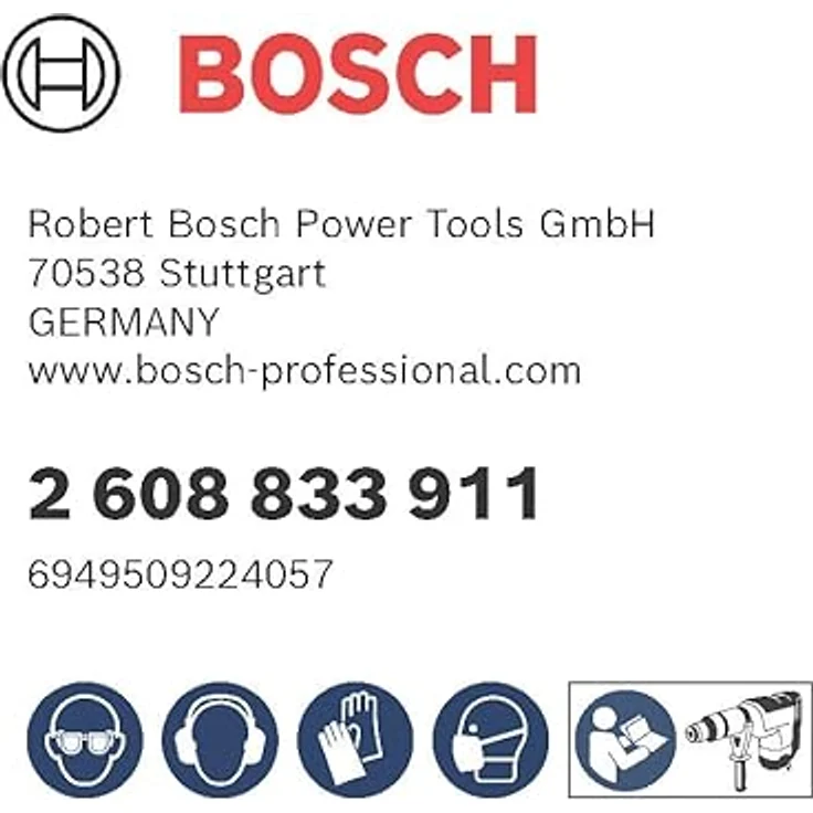 Bosch 2608833911 SDS ? Spiel Plus-5 X 6 ? 5 ? 6 modern (5U), Gr – Bild 8