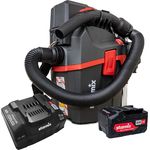 Starmix Akku Nass Trockensauger Set Smart L 18V - Kabelloser Industriesauger Staubklasse L mit Tragegurt - 6L Behälter l 2,8m Saugschlauch l 4,2kg