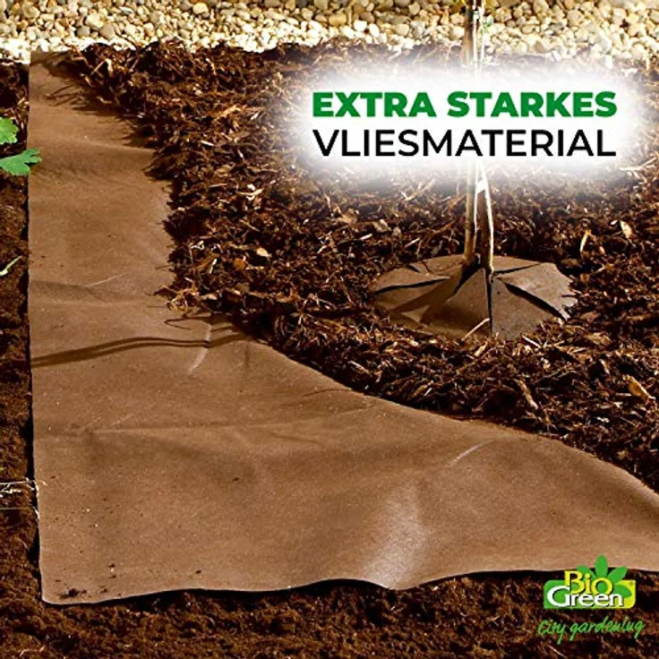 Bio Green Bio Mulch Vlies, 1,5 x 10 m - in Profiqualität – Bild 5