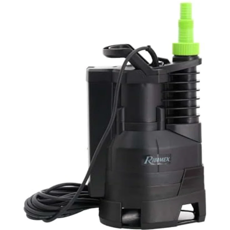 RIBIMEX Tauchpumpe für Abwasser 750 W, Schmutzwasser Hebepumpe mit integriertem Schwimmerschalter, 10 m Kabel – Bild 3
