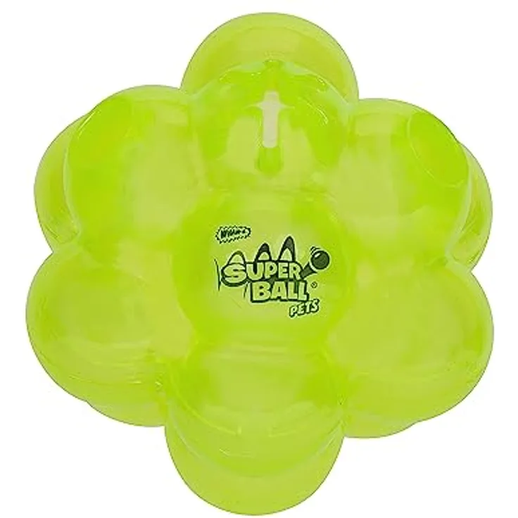 Jazwares Wham-O Pets Superball Cluster Ball Leckerli-Spender – 8,9 cm hüpfender Clusterförmiger Leckerli-Spender