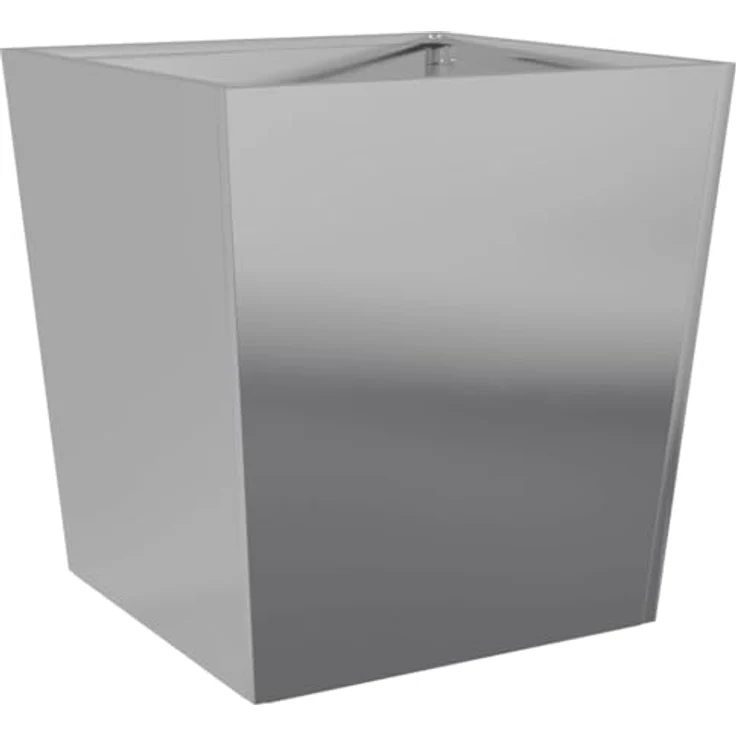 vidaXL Pflanzkübel 50x50x50 cm Verzinkter Stahl, Stabiles und langlebiges Pflanzgefäß für Garten, Balkon und Terrasse – Bild 1
