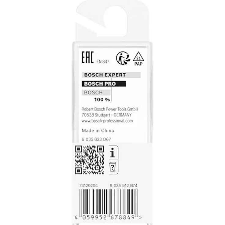 Bosch PRO Bündigfräser mit obenliegendem Führungskugellager, Ø 5/8' (15,9 mm), Arbeitslänge 1' (25,4 mm), Schaft 1/4' (6,35 mm) – Bild 4