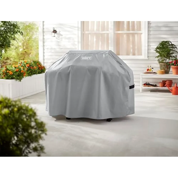 Weber Grillabdeckung, für Genesis II 300 Serie, grau, wetterfest – Bild 2