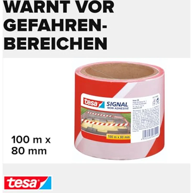 TESA Signal Absperrband 58137-00-00 (L x B) 100m x 80mm - Preisvergleich – Bild 3