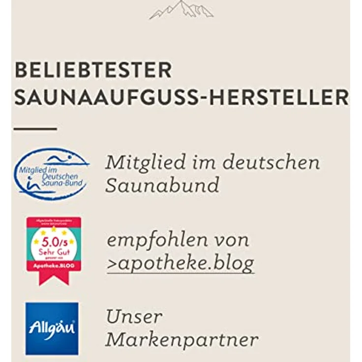 AllgäuQuelle® Saunaaufguss Atemwohl Eukalyptus Minze Salbei Cajeput, 100ml, 100% BIO-Öle, Naturrein, UV-geschütztes Bio-Energie-Glas – Bild 3