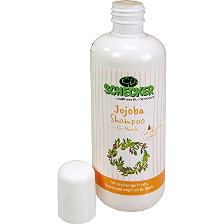 Schecker Jojoba Shampoo, mildes pH-neutrales Tiershampoo für empfindliche Haut, 250 ml – Bild 2