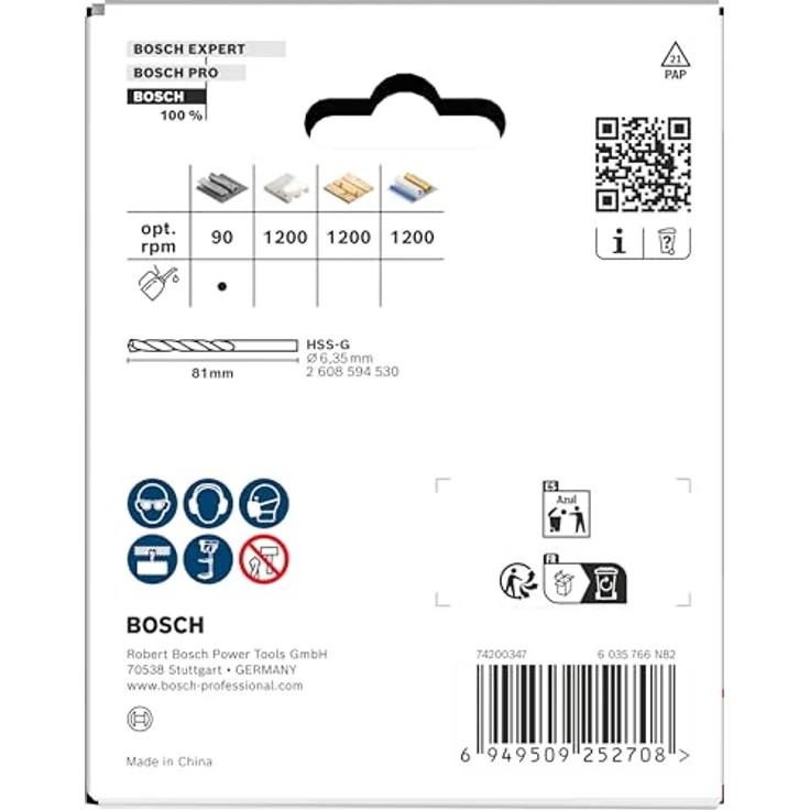 Bosch Multi Material Lochsäge mit Adapter, Ø 95 mm, für Stahl und Trockenbauwand, Professional Zubehör Bohrmaschine – Bild 4