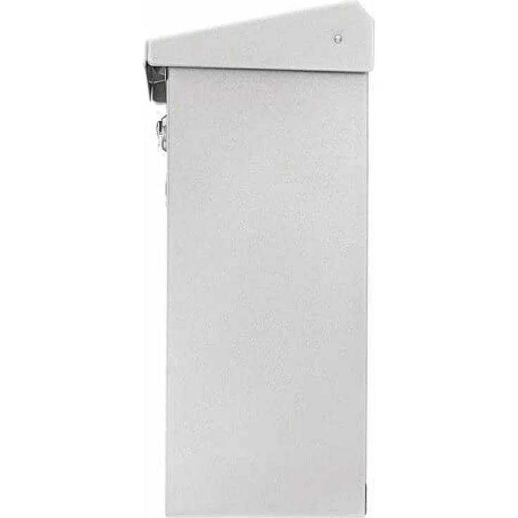 BURG-WÄCHTER Briefkasten mit aufklappbarem Regendach, A4 Einwurf-Format, EU Norm EN 13724, Verzinkter Stahl, Comfort 913 Si, Silber – Bild 3
