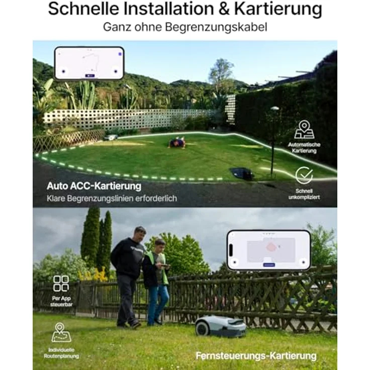 Anthbot Genie 1000, Mähroboter mit intelligentem Schnittsystem und autonomem Betrieb – Bild 6