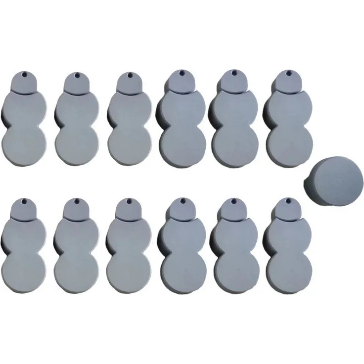 HTI-Living Beetumrandung Nessa Palisade 12-teilig Grau, Set, wetterbeständige Beetbegrenzung 192 cm