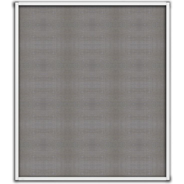 toom Fensterfliegengitter 'Master Slim', weiß, 130 x 150 cm, mit Pollenschutz-Gewebe, schraubloser EasyClip-Befestigung und individuell kürzbaren Profilen