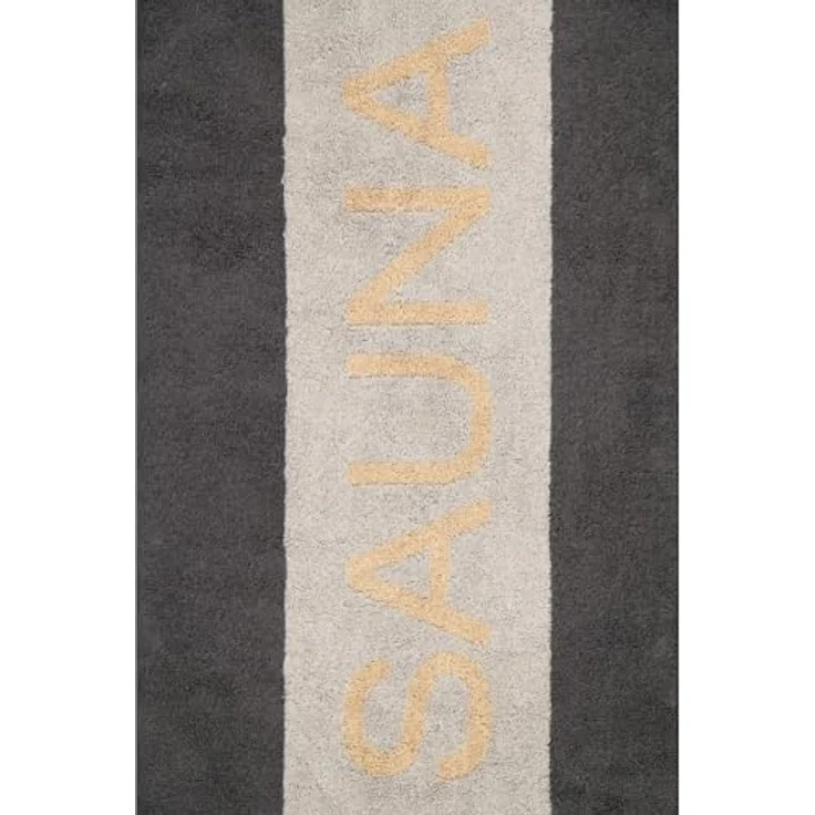 Cawoe Saunatuch 6238, Grau, 80x200 cm, hochwertiges Textil, sportlich-elegantes Design, hautfreundlich, für Sauna und Wellness – Bild 4