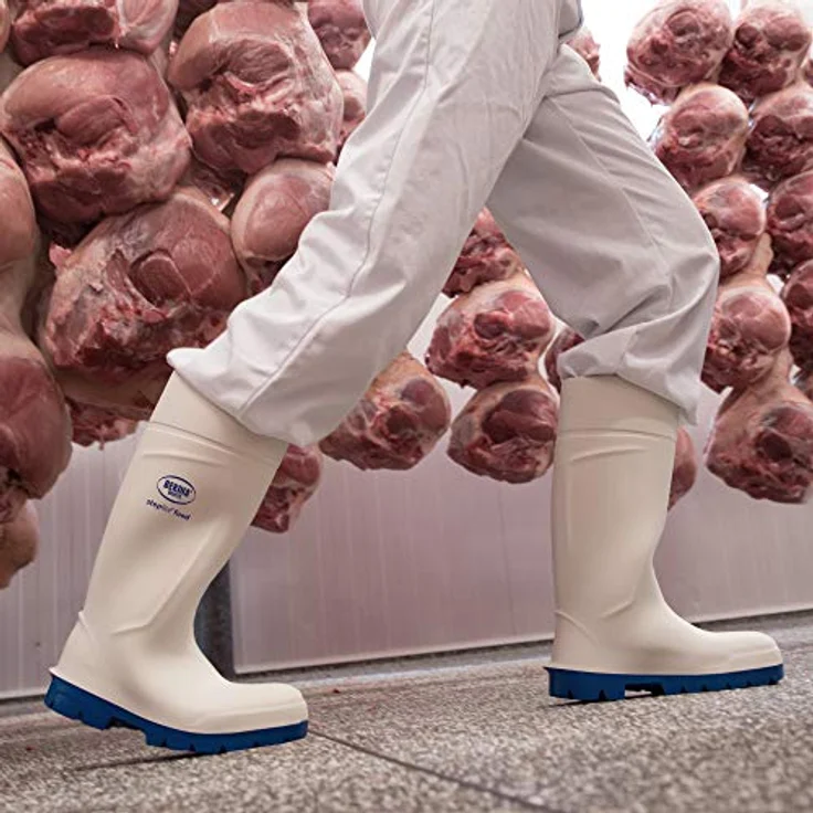 Bekina Steplite EasyGrip S4 Stiefel, weiß/blau, EN ISO 20345:2011 S4 CI SRC, Größe 39, antistatisch, hitzebeständig bis 90°C – Bild 2