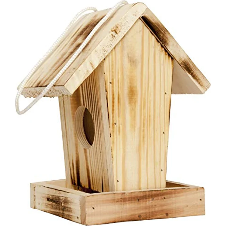 Windhager Vogelfutter-Silo Cottage, Vogelfutterhaus, Futtersilo, Futterstation, Vogelhaus, 18,5 x 14,5 x 23,5 cm, 06912 – Bild 1